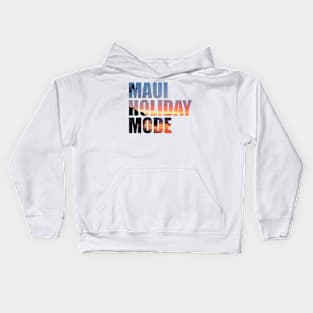 Maui Holiday Mode - Beach During Sunset Kids Hoodie